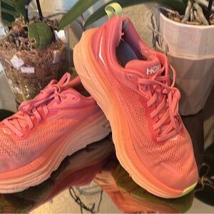 Hoka Women's Coral Athletic Shoes check pictures for details please used
